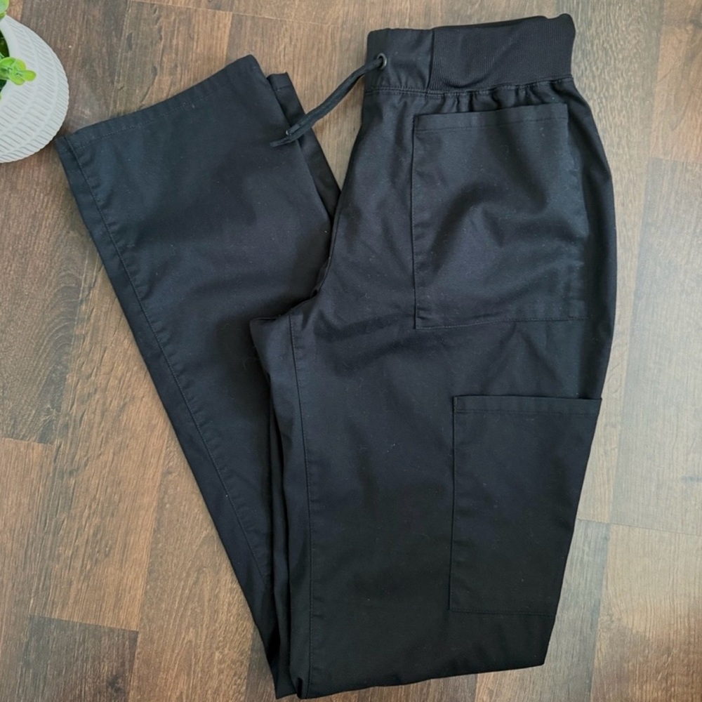Jaanuu Black Women's Cargo Pants flare S/T